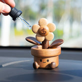 Handcrafted Solid Wood Bloom Sculpture | Soothing & Heartwarming Decor - WOOD KONG